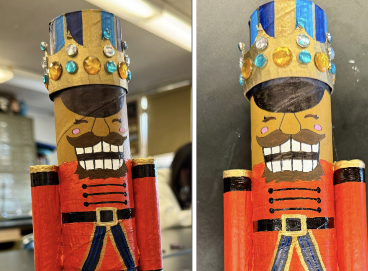 Holiday Crafting: How to Make an Upcycle Art Cardboard Nutcracker