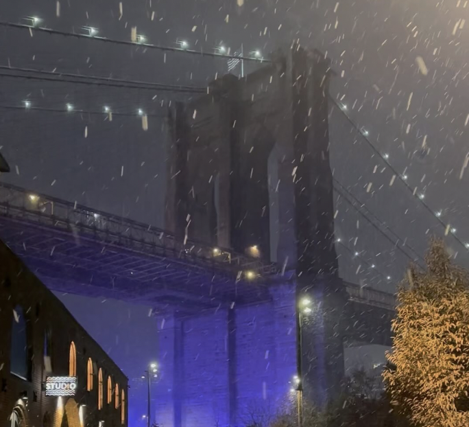 A Semi-White Weekend:  New York's First Snowstorm of the Year Finally Arrives