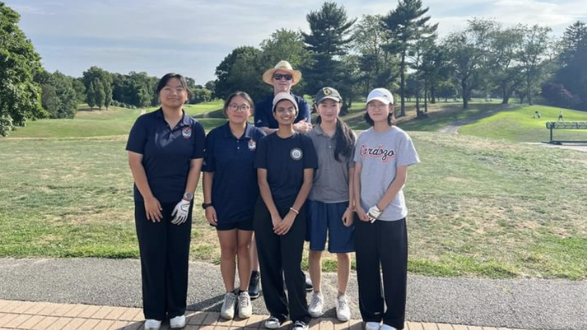 The Girls Golf Team Ace Their Match Against John Adams High School