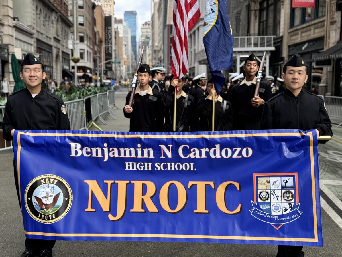 Cardozo's NJROTC Program Witnesses History on Veteran's Day Weekend