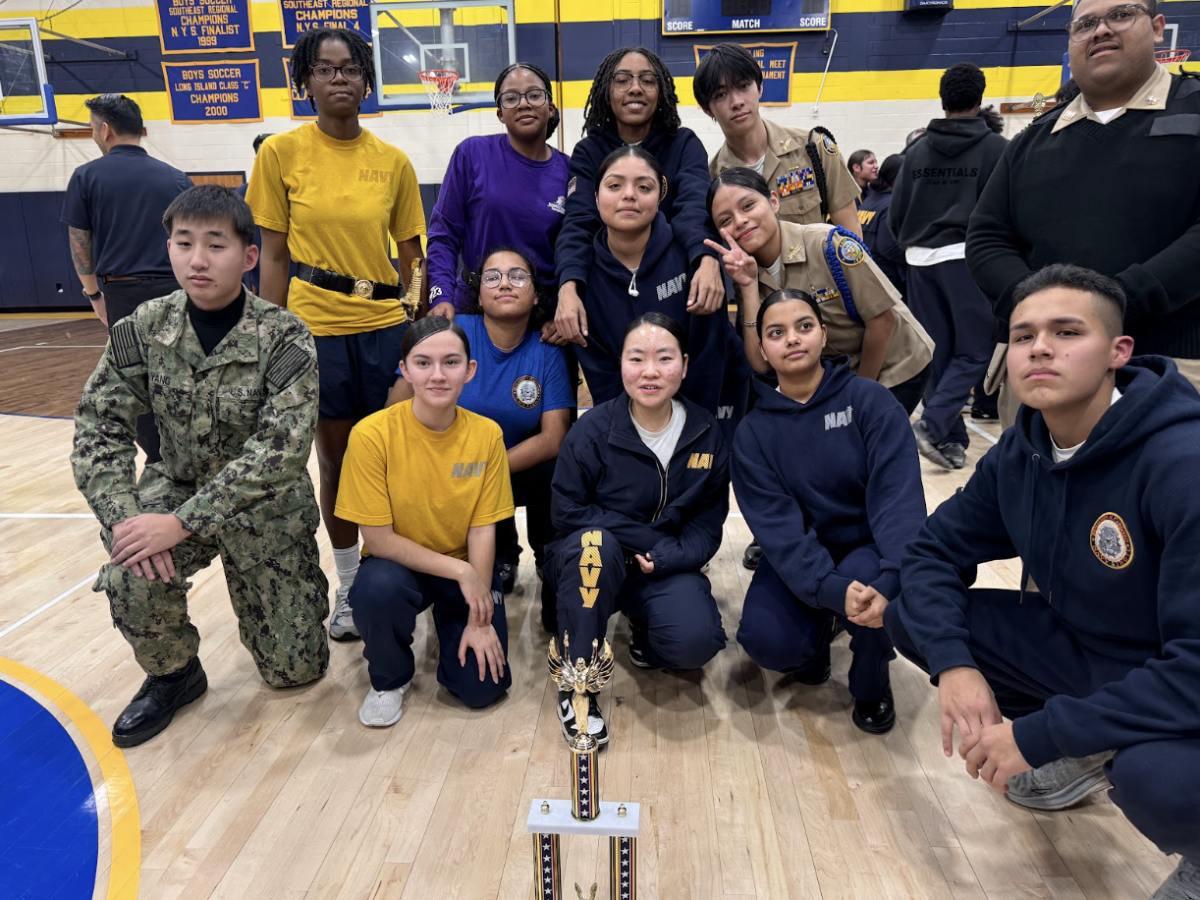 NJROTC Brings Home the Trophies at Southold Drill Competition