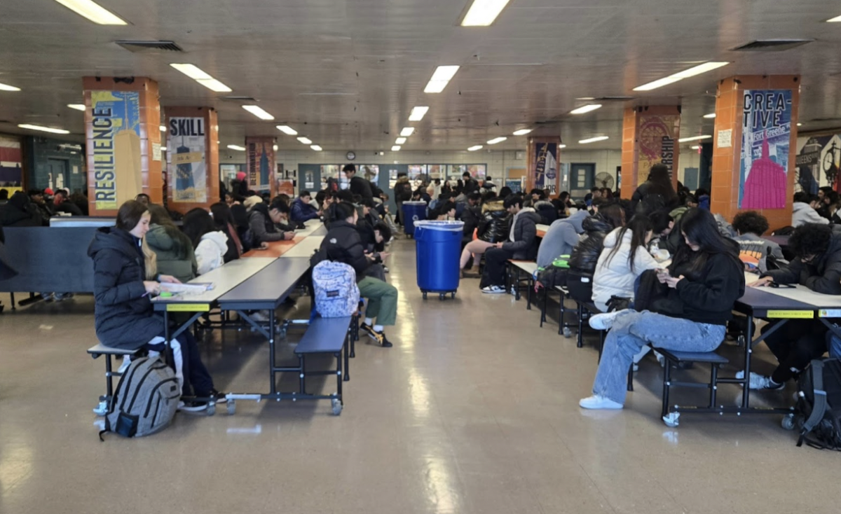 Cardozo students wait until it’s 7:55 a.m. to go to their homerooms.