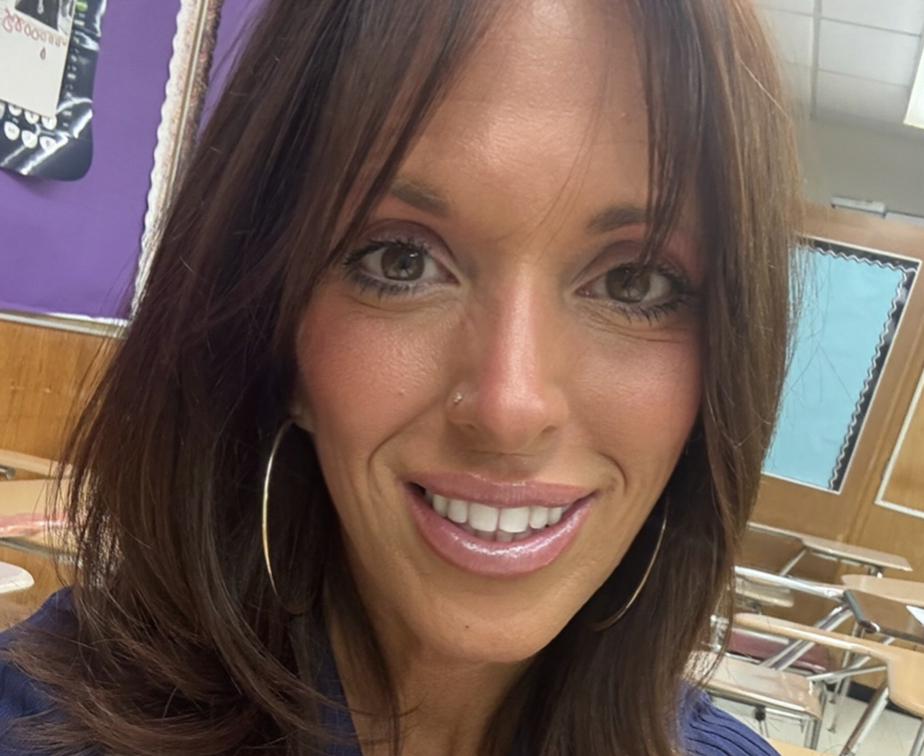 Although her career goals were not in teaching at first, she has made a difference in so many of her students lives after choosing to go into education. Photo curtesy of Ms. Fazzalari 