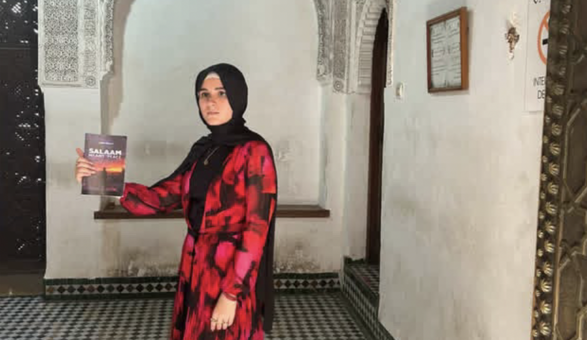Malak Abaroui, Cardozo senior, became the first student to publish a novel while attending high school. Photo submitted by Malak Abaroui.
