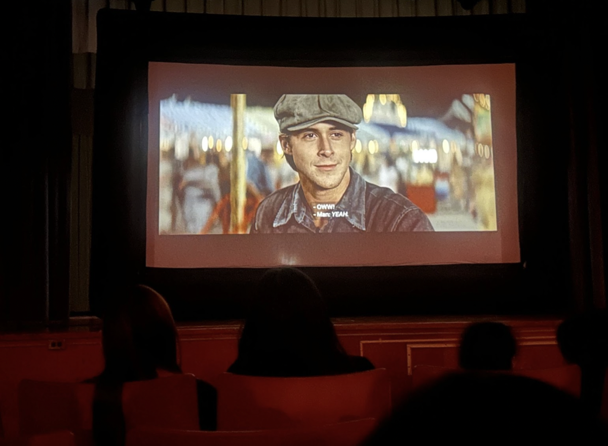 After experiencing weather-related difficulties, the leadership class and stage crew pivoted to hosting movie night in the school's auditorium. 