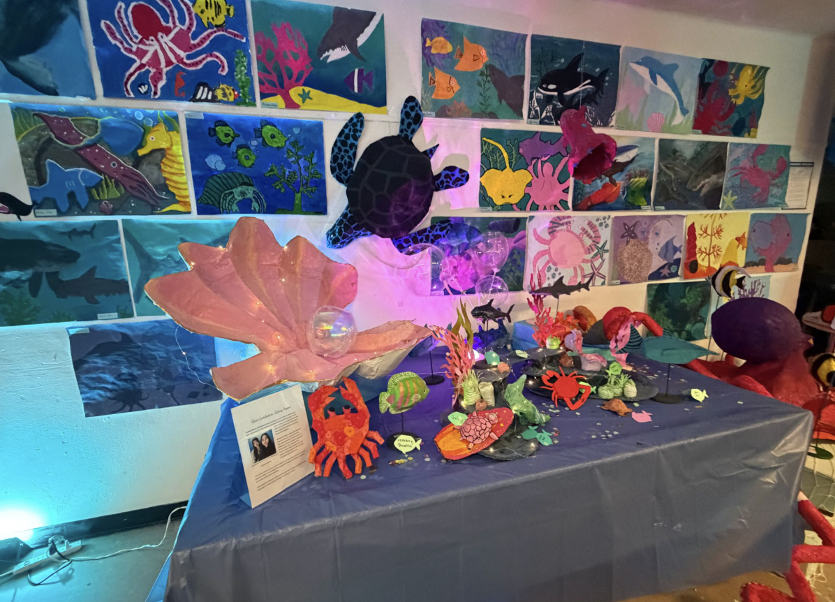 The "Under the Sea" theme created a ocean-centered vibe for this year's art show. 